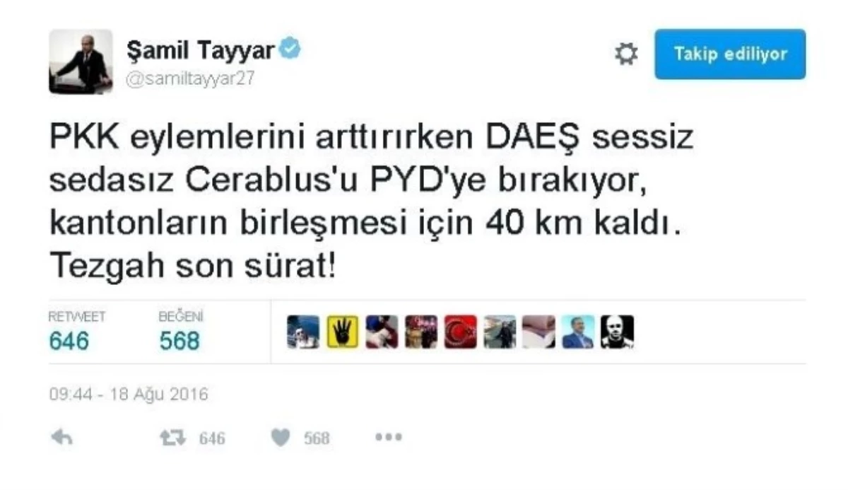 AK Parti Gaziantep Milletvekili Şamil Tayyar Açıklaması