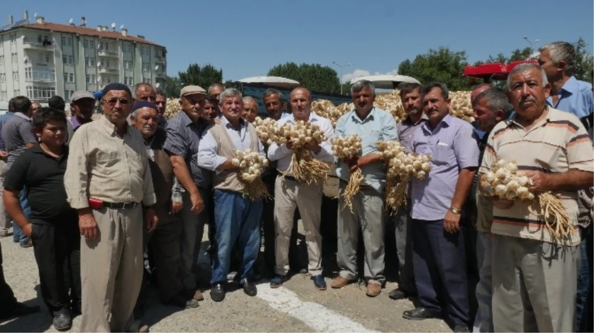 Başkan Arslan, Sarımsak Pazarını Ziyaret Etti