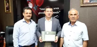 Başkan Subaşıoğlu'na Teşekkür Belgesi