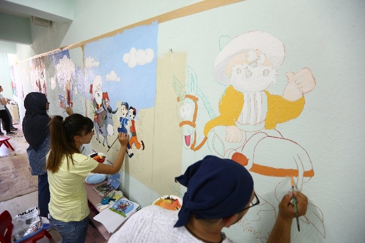 Genç Denizli Bu Kez Minikler İçin Boyadı