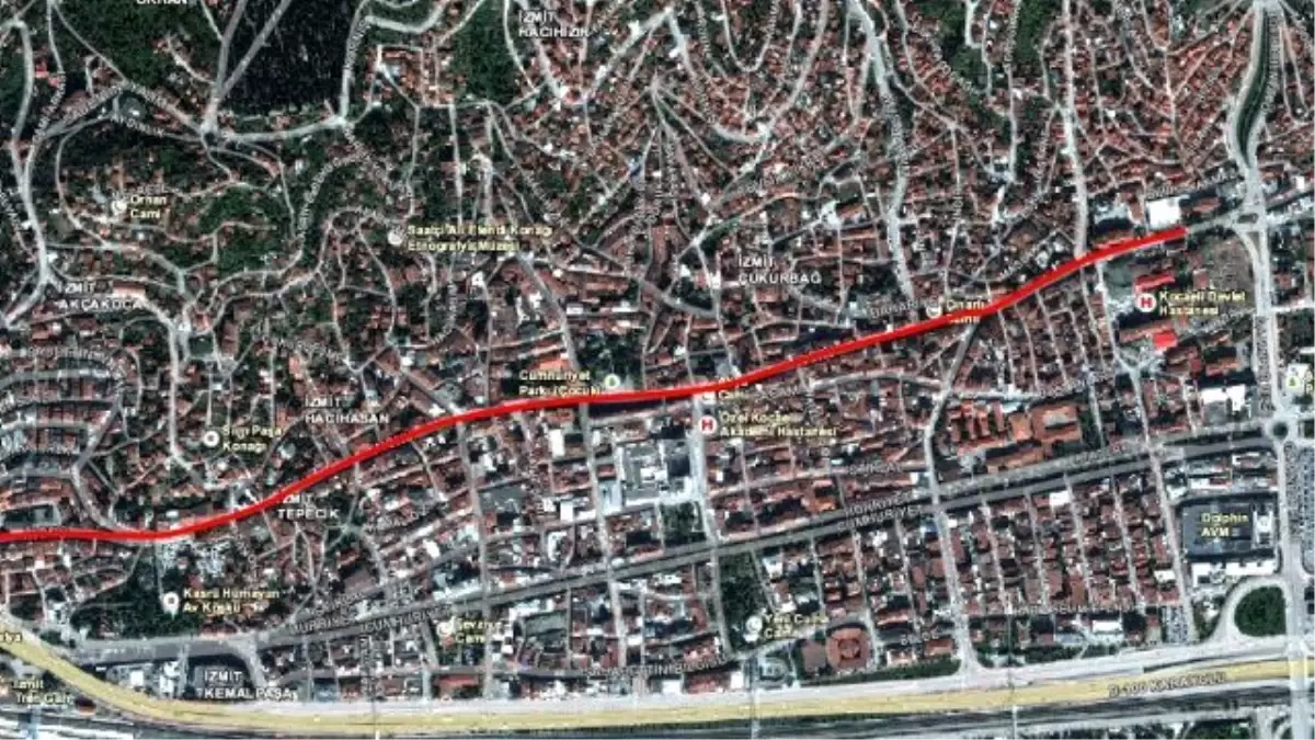 İnönü Caddesi\'nde 2,2 km asfalt çalışması