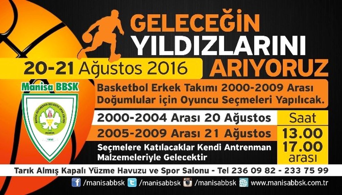 Manisa Büyükşehir, Geleceğin Genç Yıldızlarını Arıyor