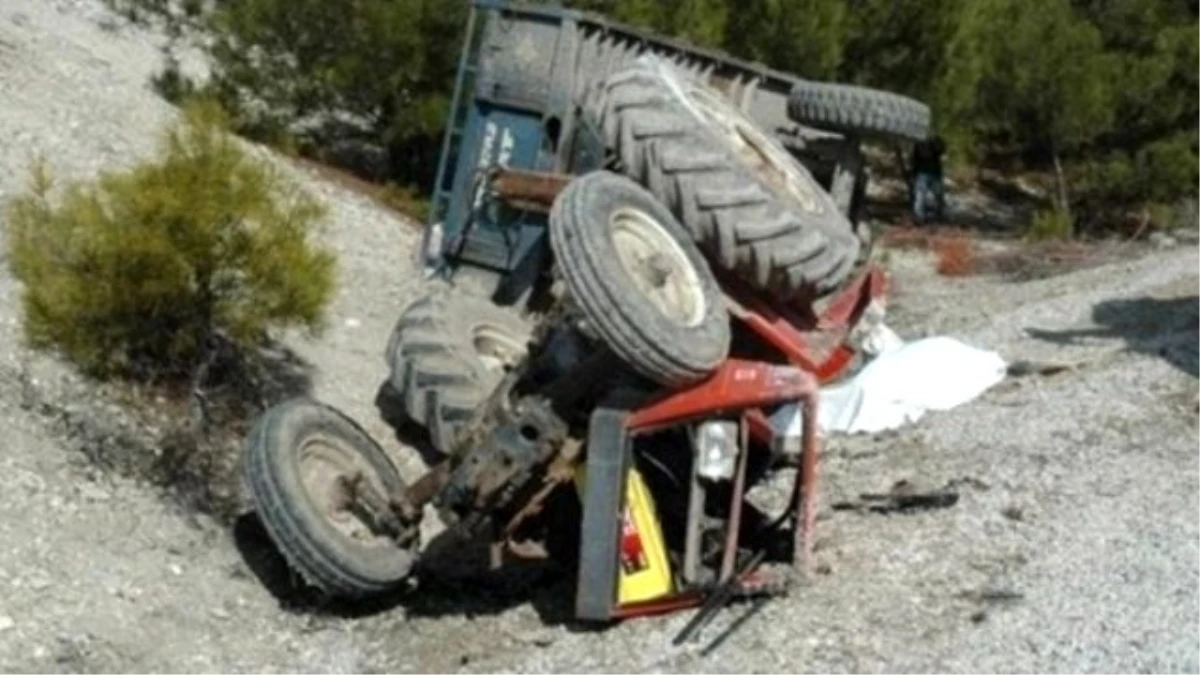 Tokat\'ta Traktör Devrildi: 1 Ölü, 1 Yaralı