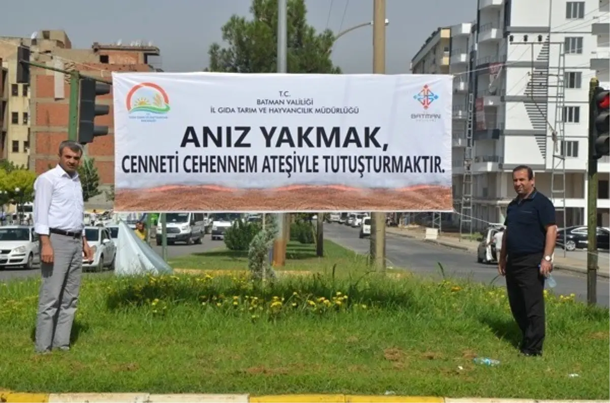 Anız Yangını Önleme Çalışmaları Devam Ediyor