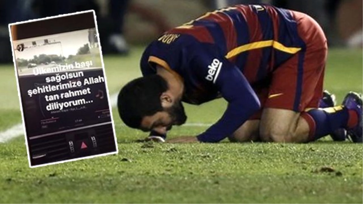 Arda Turan, Şehitlere Kehf Suresi'yle Veda Etti