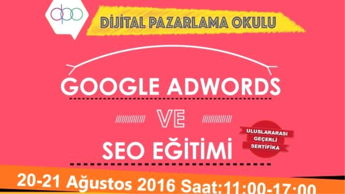 Google Adwords ve Seo Eğitimi