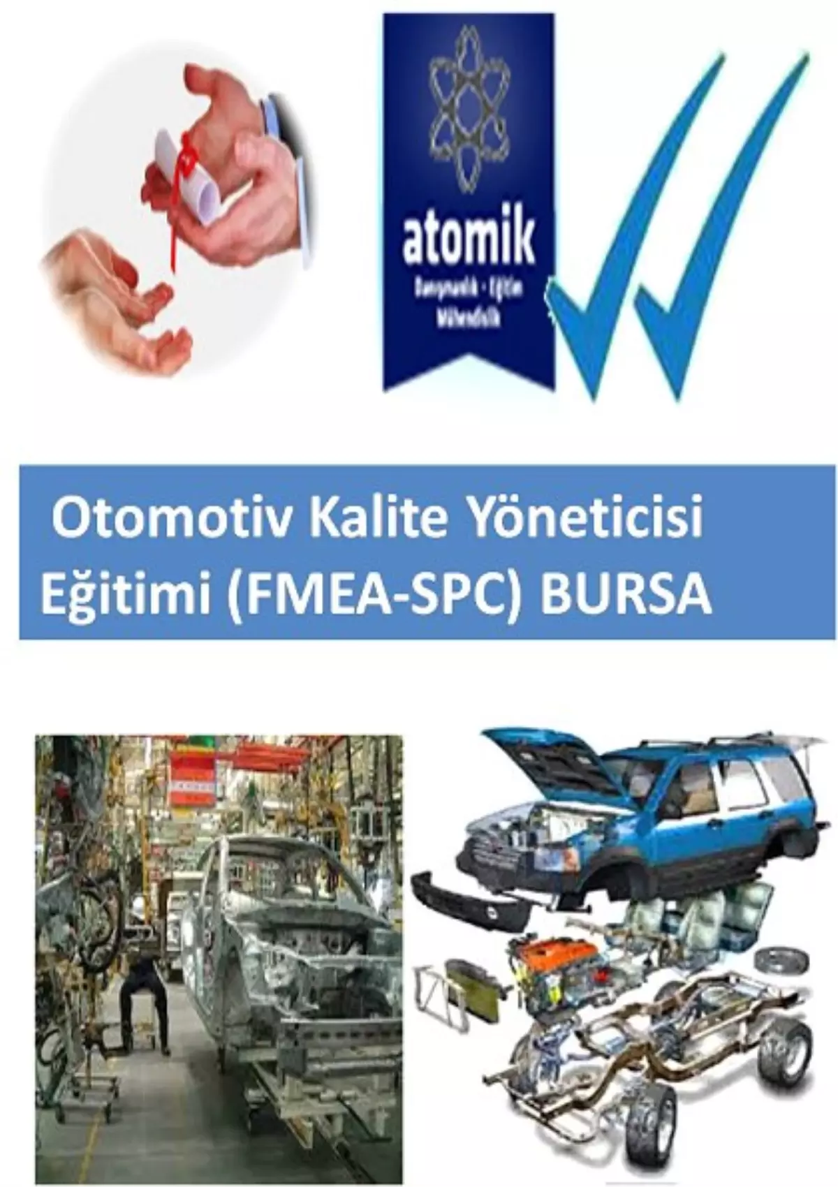 Otomotiv Kalite Yöneticisi Eğitimi (Fmea-Spc) Bursa