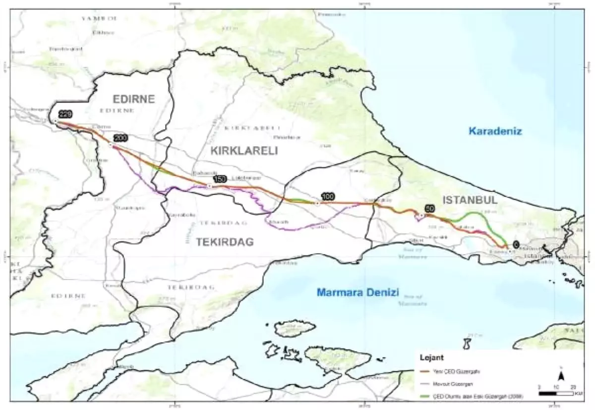 Türkiye Avrupa\'ya \'Hızlı Tren" ile Bağlanacak