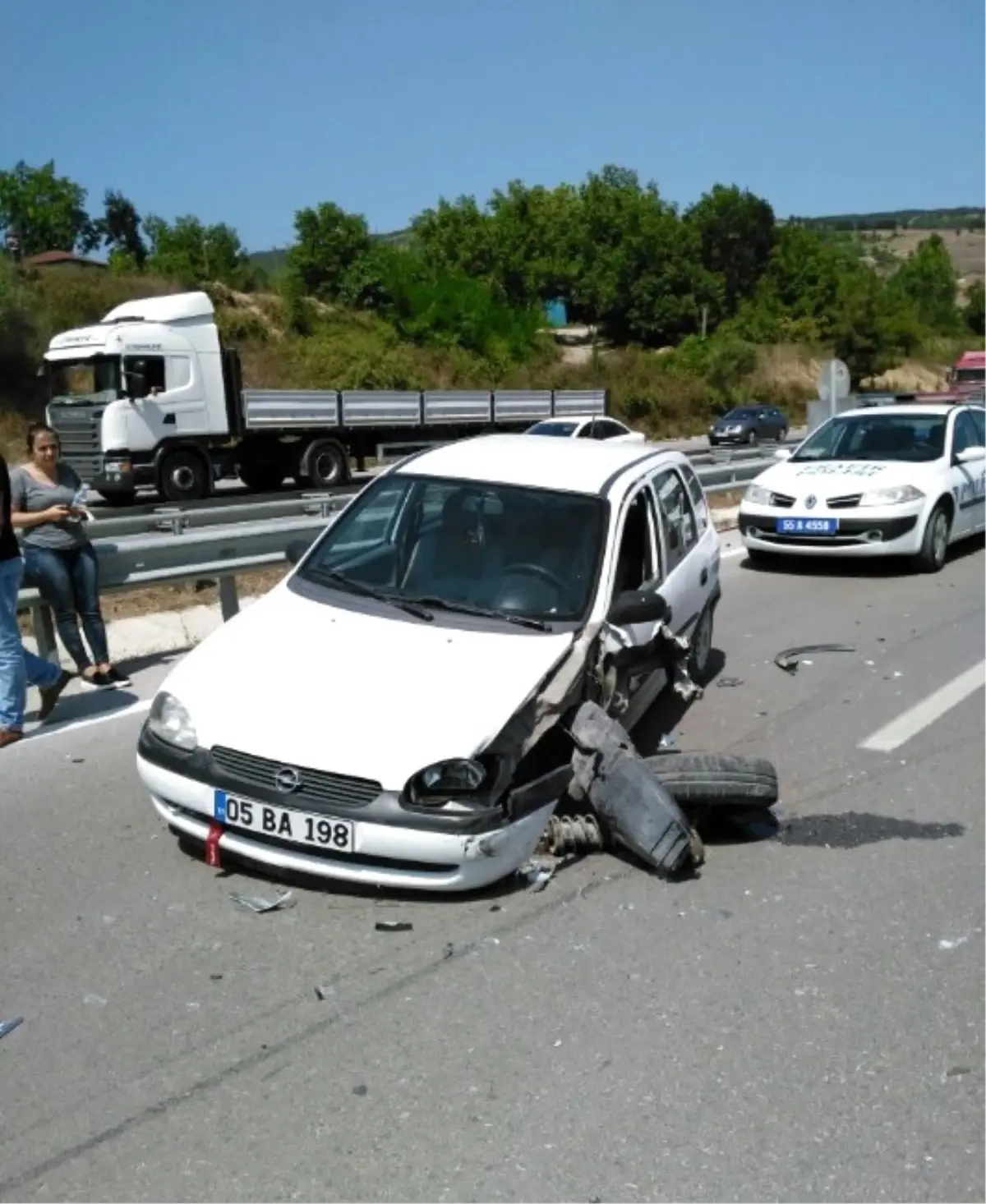 Samsun\'da Trafik Kazası: 6 Yaralı