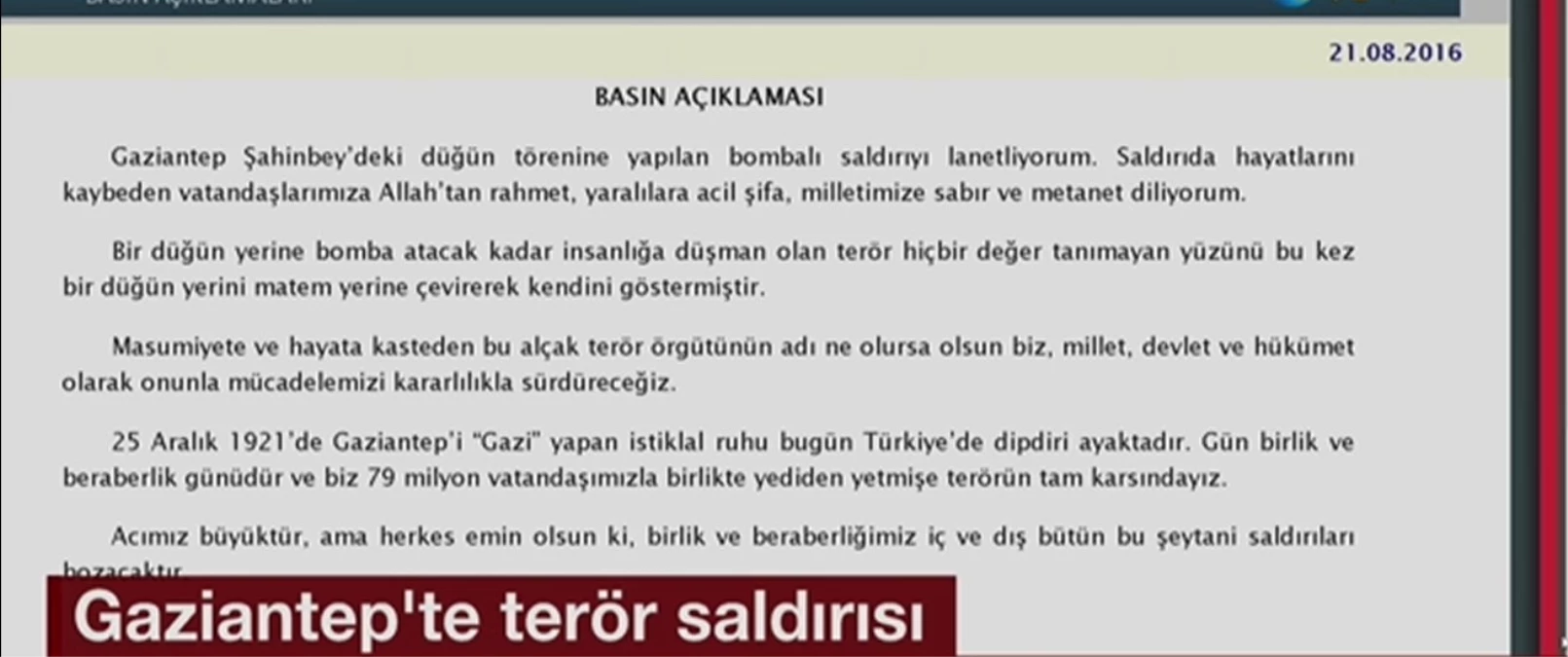 Başbakan Yardımcısı Mehmet Şimşek, Gaziantep\'teki Düğünde Gerçekleştirilen Terör Saldırısıyla...