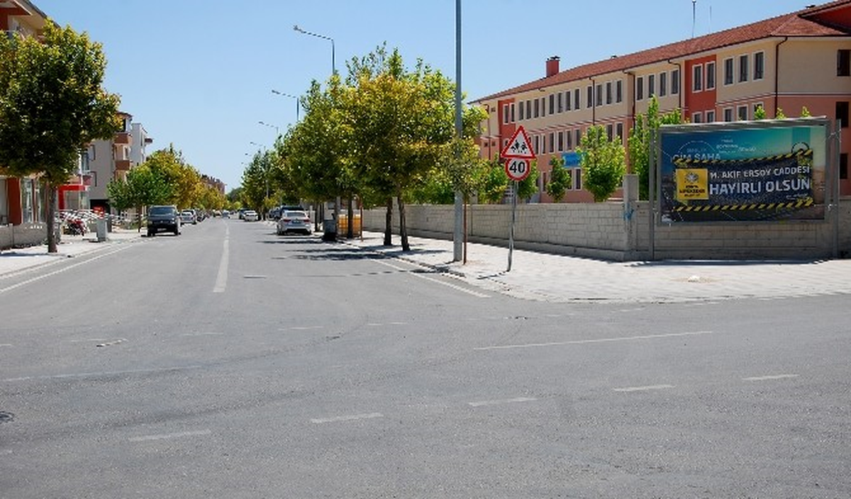 Büyükşehir\'den Cihanbeyli\'ye 7 Milyon Liralık Ana Cadde Düzenlemesi
