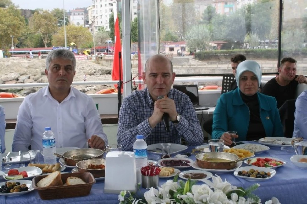 Çalışma ve Sosyal Güvenlik Bakanı Süleyman Soylu Trabzon\'da Stk\'lar ile Kahvaltıda Buluştu