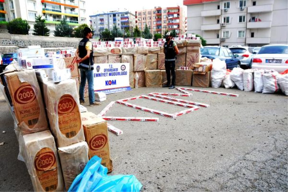 Diyarbakır\'da 310 Bin Paket Kaçak Sigara Ele Geçirildi