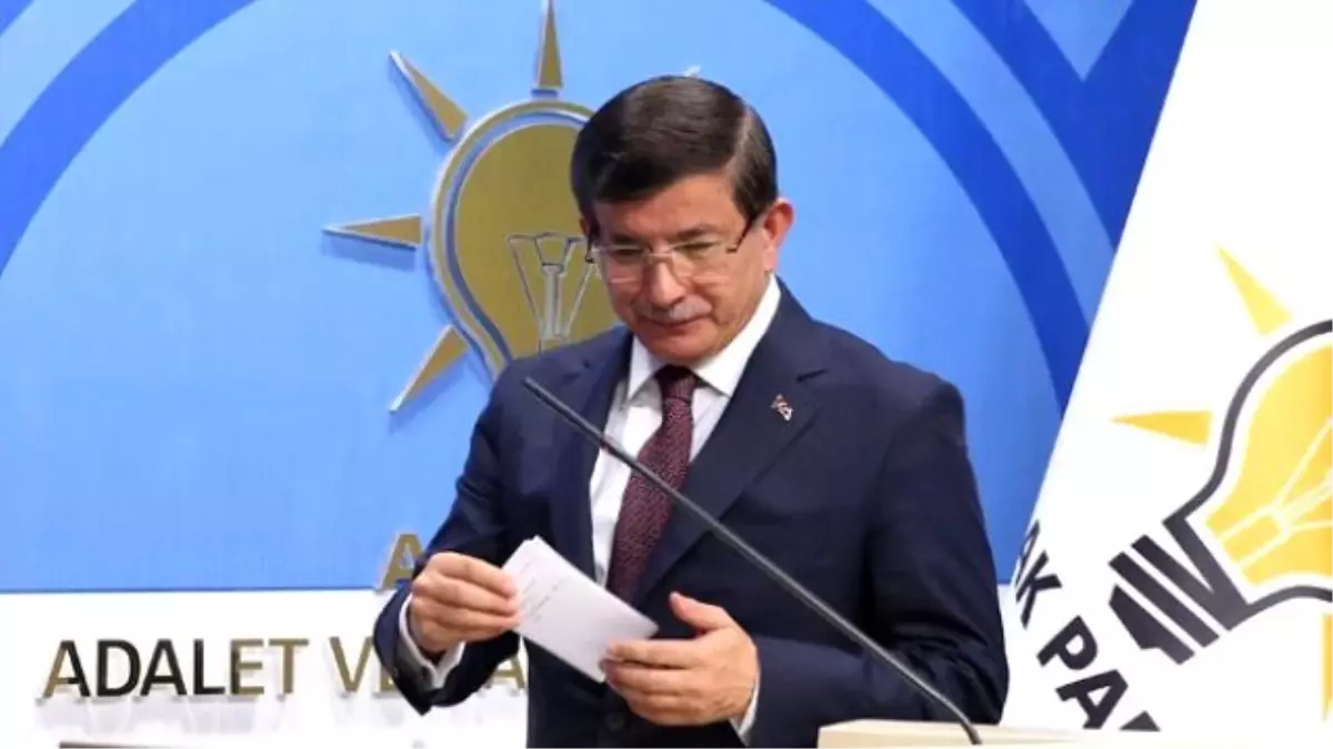 Eski Başbakan Davutoğlu Açıklaması