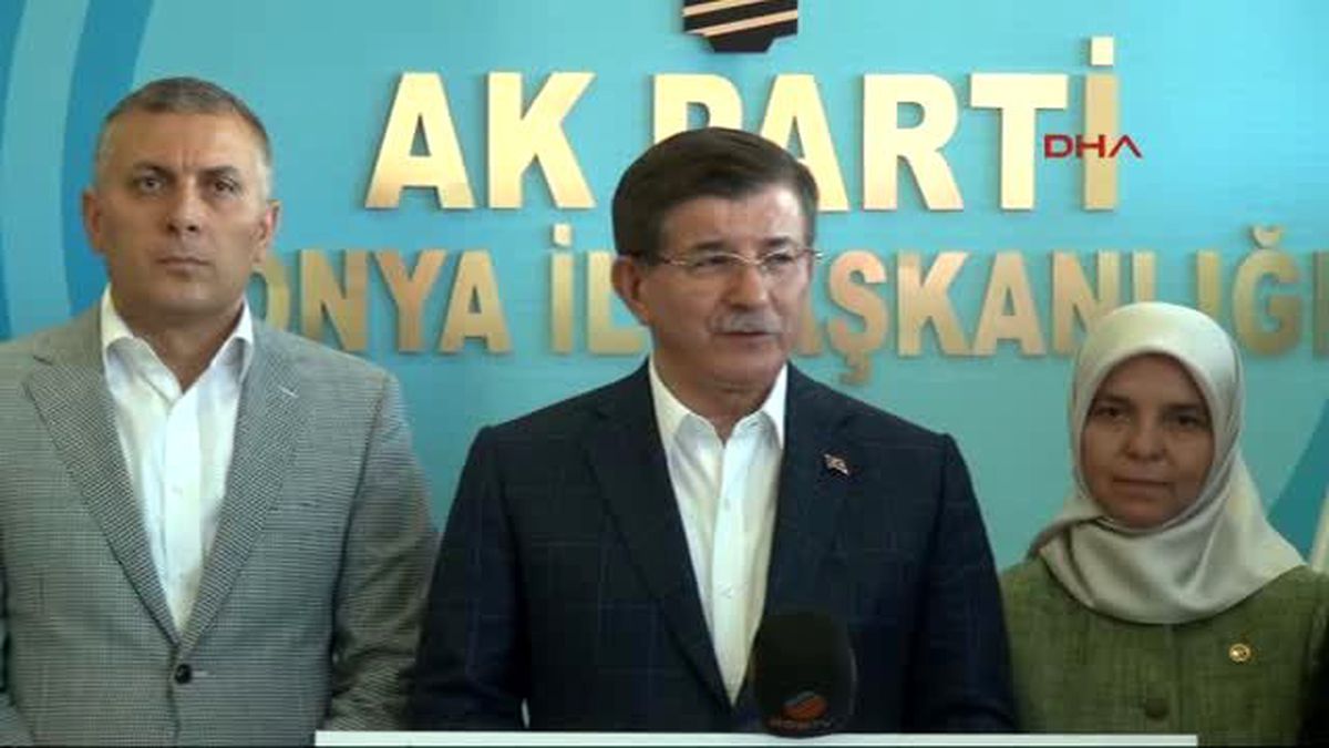 Konya Davutoğlu: Türkiye Darbe Teşebbüslerine, Terör Örgütlerine Teslim Olmayacaktır