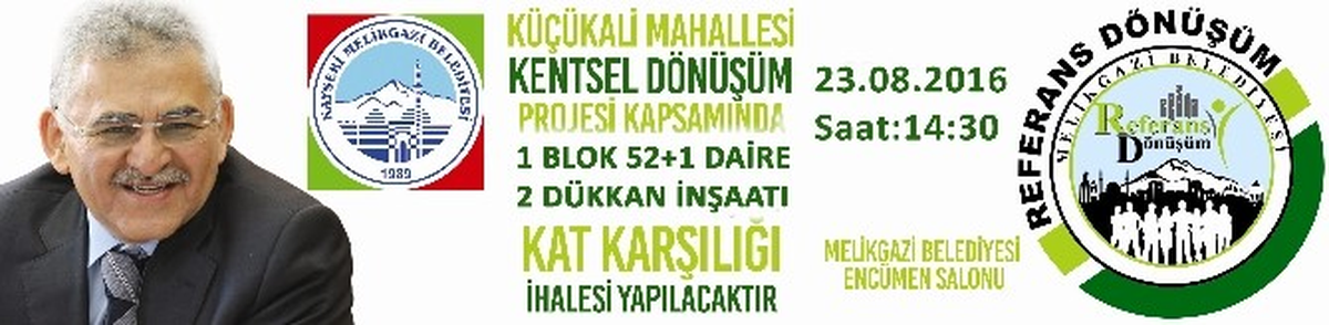 Küçükali Mahallesi Kentsel Dönüşüm Projesi\'nde İhale Yarın