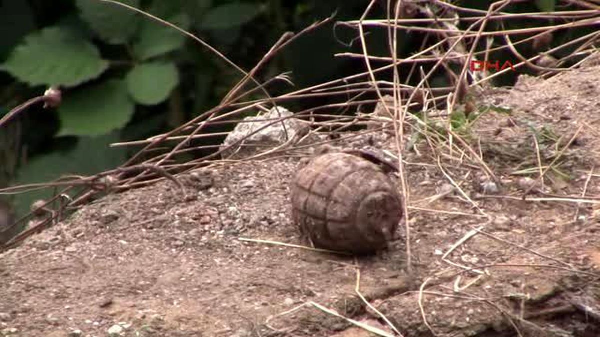 Bursa İnşaatta El Bombası Bulundu