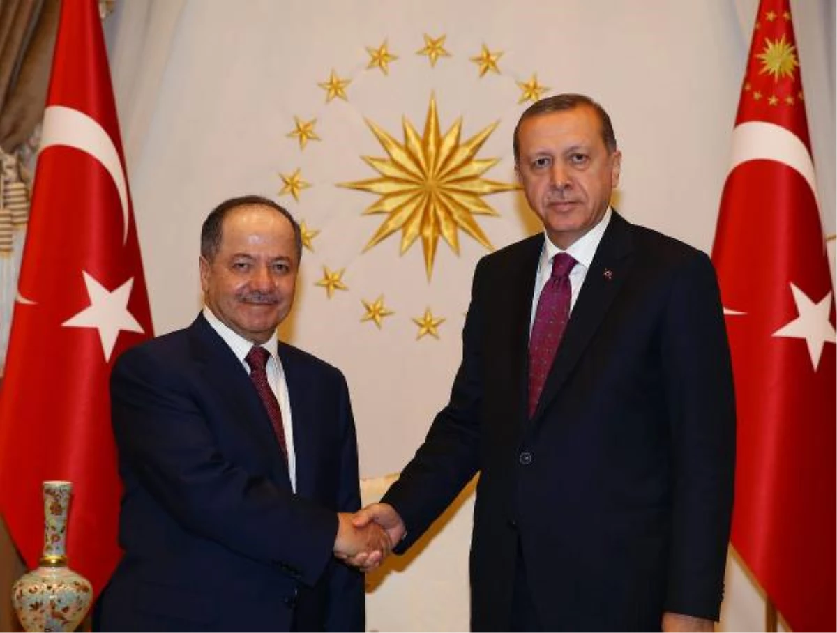Cumhurbaşkanı Erdoğan, Ikby Başkanı Mesud Barzani\'yi Kabul Etti