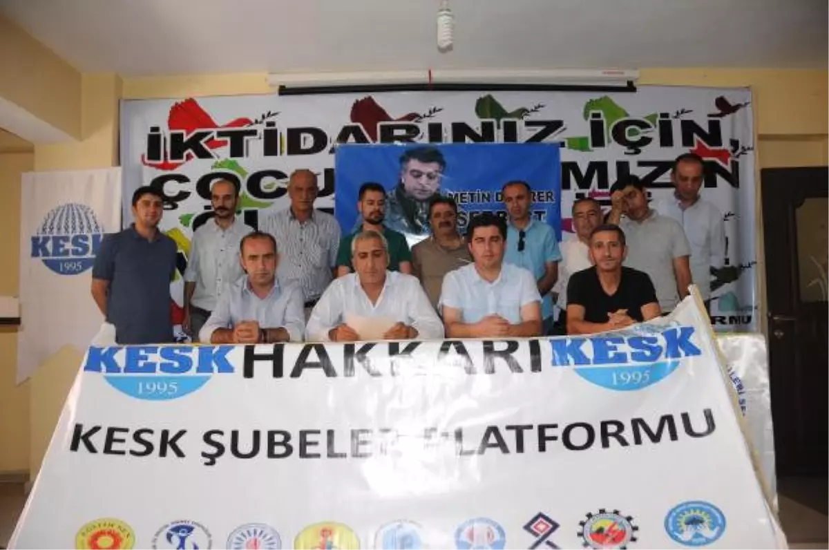 Hakkari\'de Kesk ve Disk, Gaziantep Saldırısını Kınadı