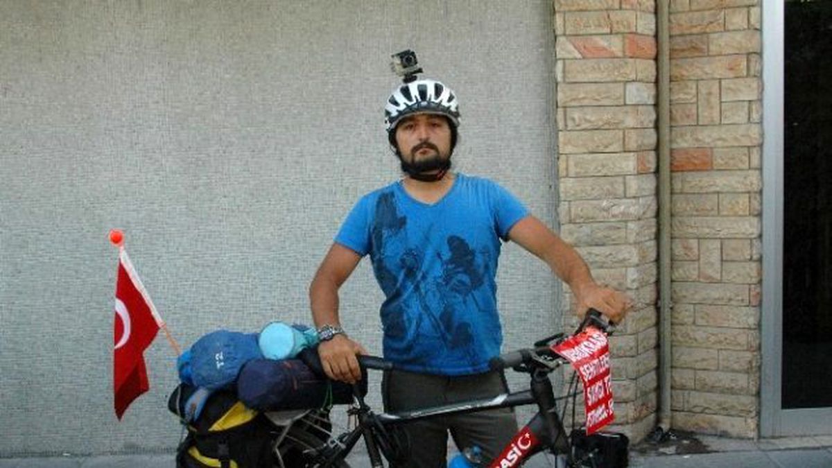 Şehitler İçin 950 Kilometre Pedal Çevirdi