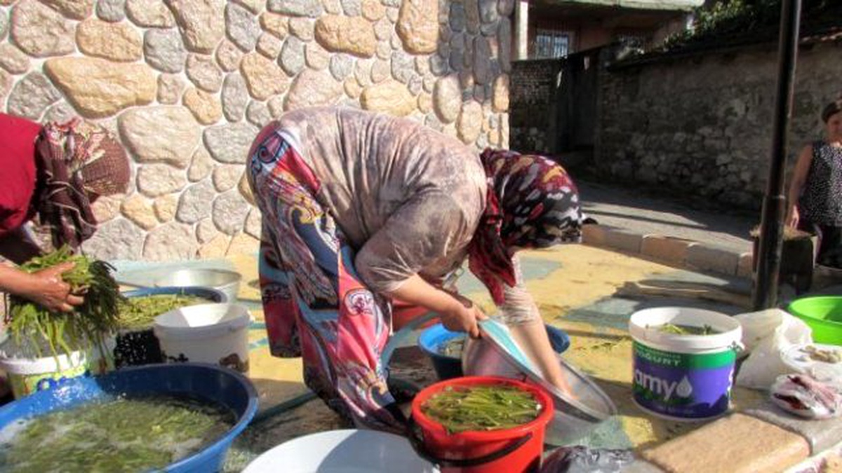 Samsun\'da Kışlık Yiyecekler Hazırlanıyor