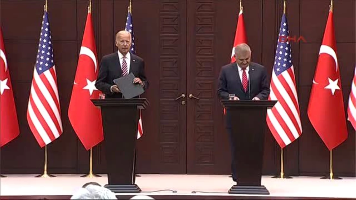 Başbakan Yıldırım ve ABD Başkan Yardımcısı Biden Ortak Basın Toplantısı Düzenledi 1