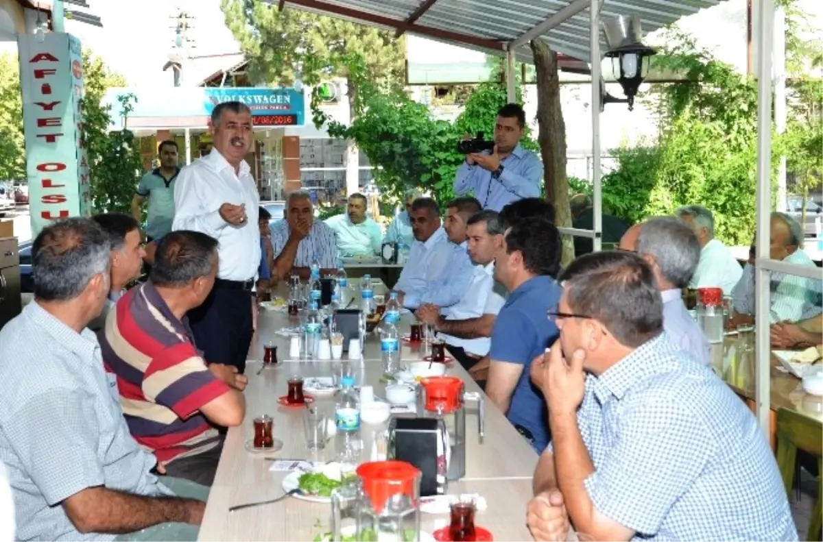 Başkan Polat Esnafla Bir Araya Geldi