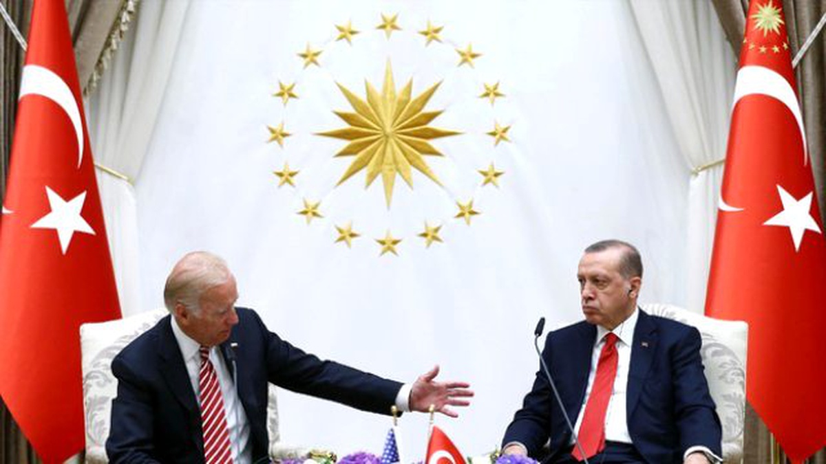 Cumhurbaşkanı Erdoğan\'ın Biden\'ı Kabulü