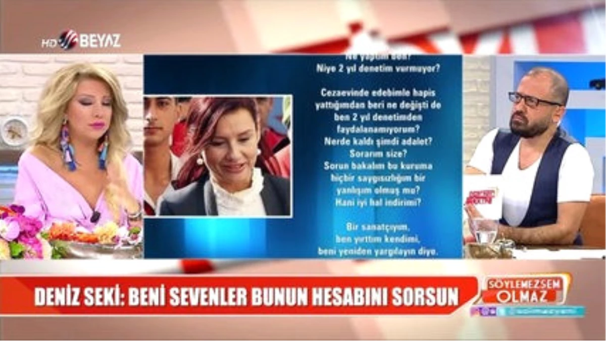 Deniz Seki\'nin İsyan Mektubu, Canlı Yayında Yakın Arkadaşını Ağlattı!