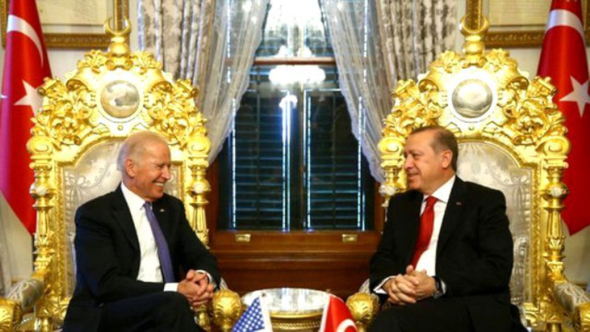 Cumhurbaşkanı Erdoğan\'ın Biden\'ı Kabulü