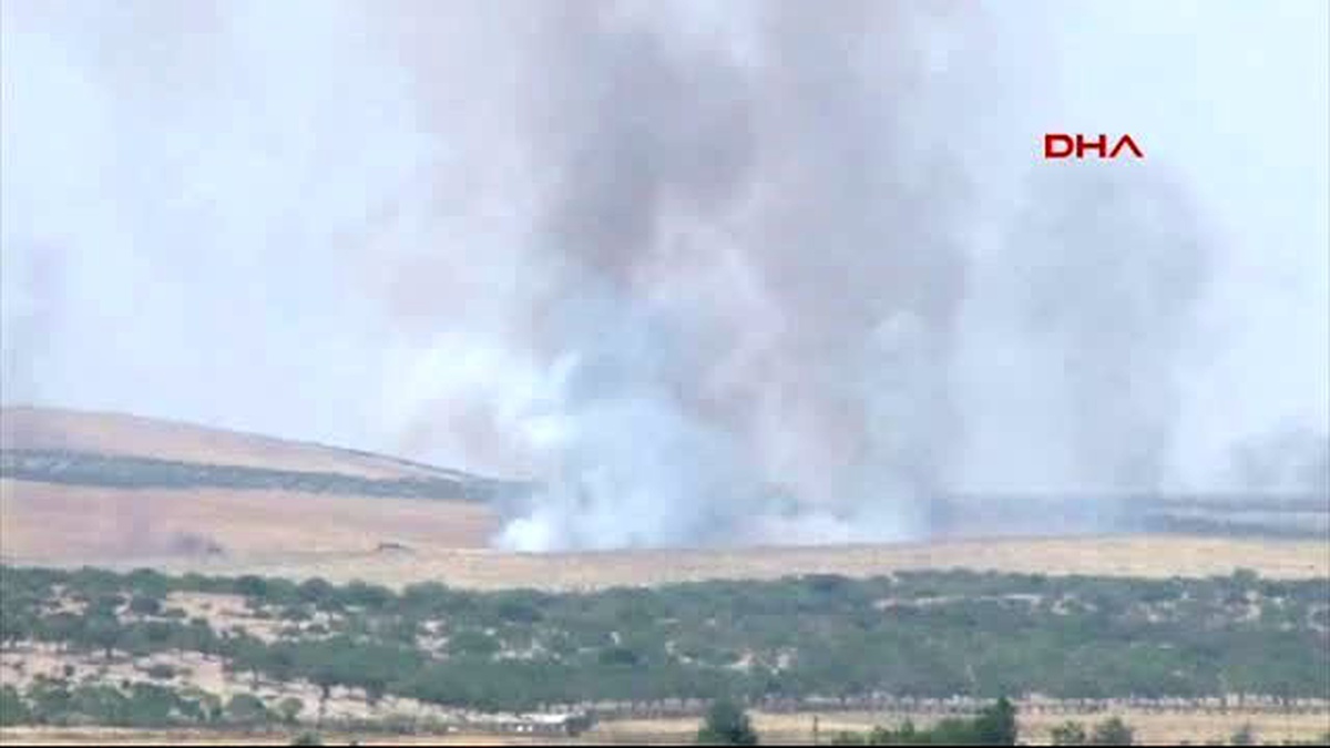 Gaziantep - Askeri Kaynaklar Tank Birliklerimiz Suriye Sınırından İçeri Girdiler-4