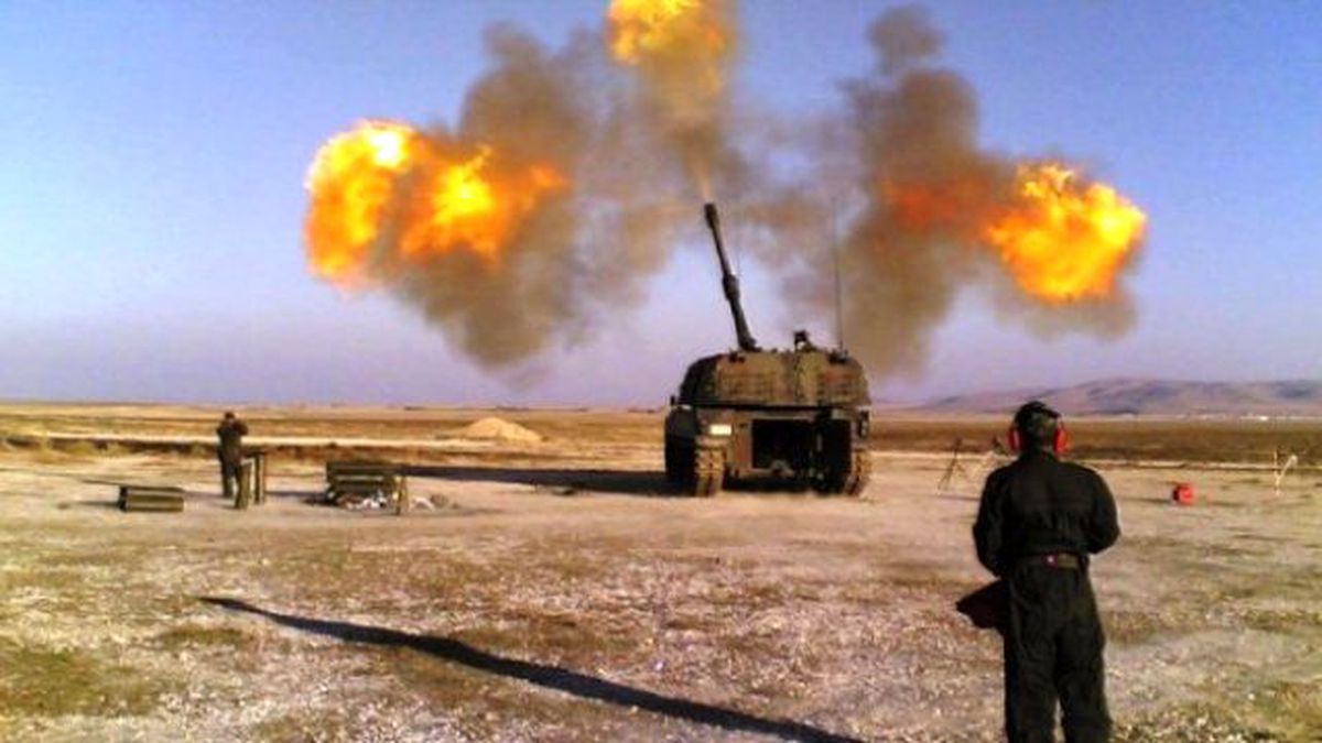 Gaziantep (İha) Cerablus\'a Harekat Başladı.