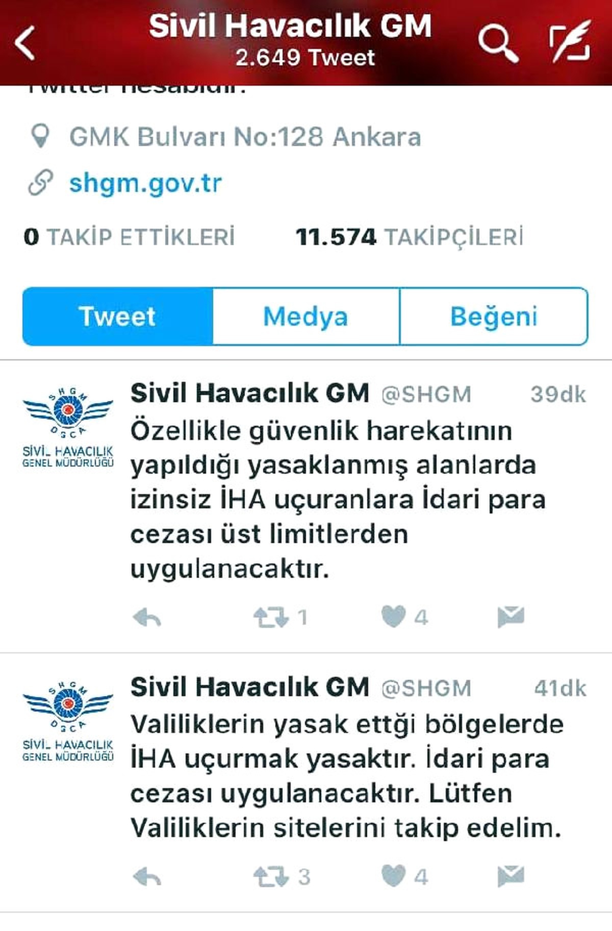 Güvenlik Harekatının Yapıldığı Alanlarda İzinsiz İha Uçuşuna Ceza Üst Limitten