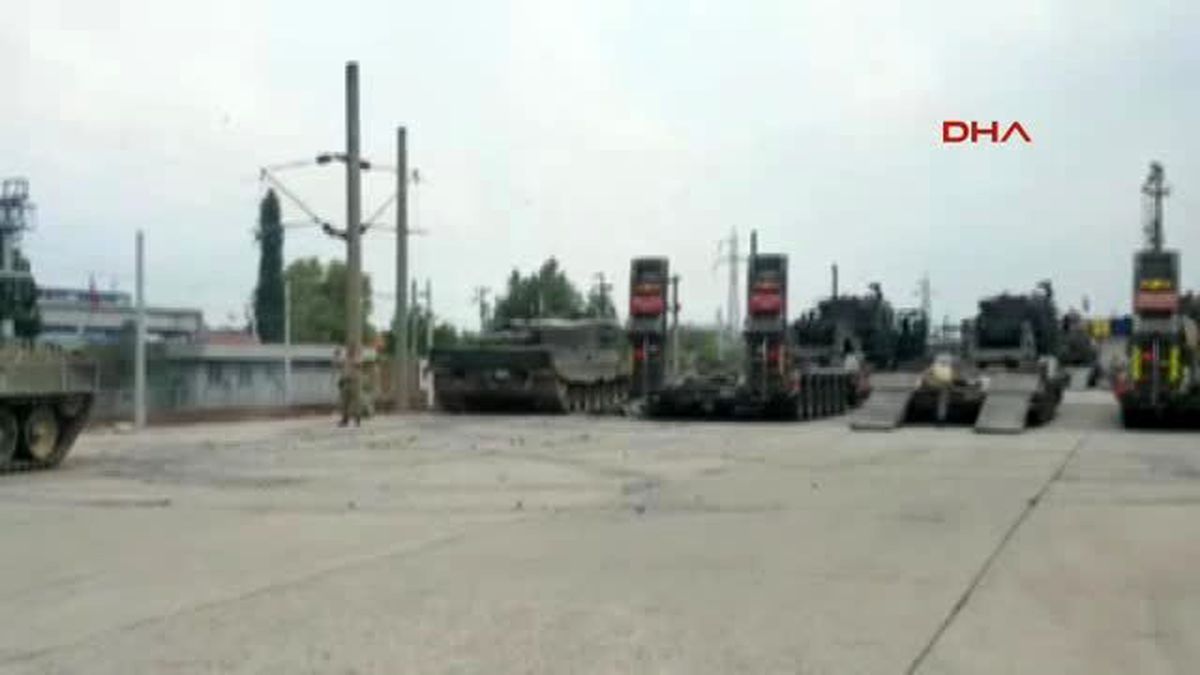 Kocaeli\'nde Tank Hareketliliği