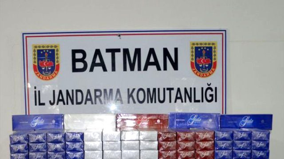 Batman\'da 11 Bin 960 Paket Kaçak Sigara Ele Geçirildi