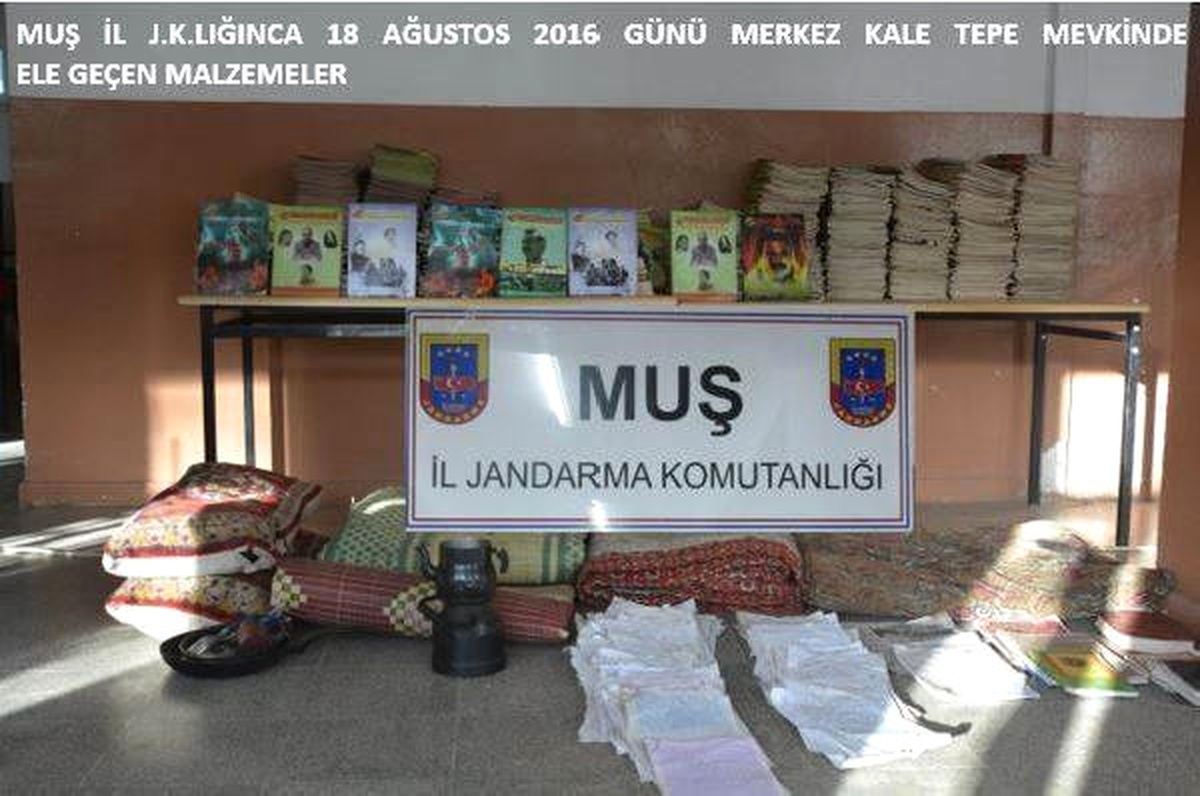 Muş\'ta PKK\'ya Ait Sığınak Bulundu