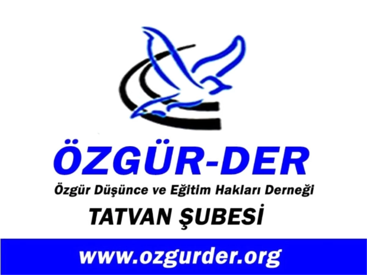 Özgür-Der Tatvan Şubesinden Açıklama