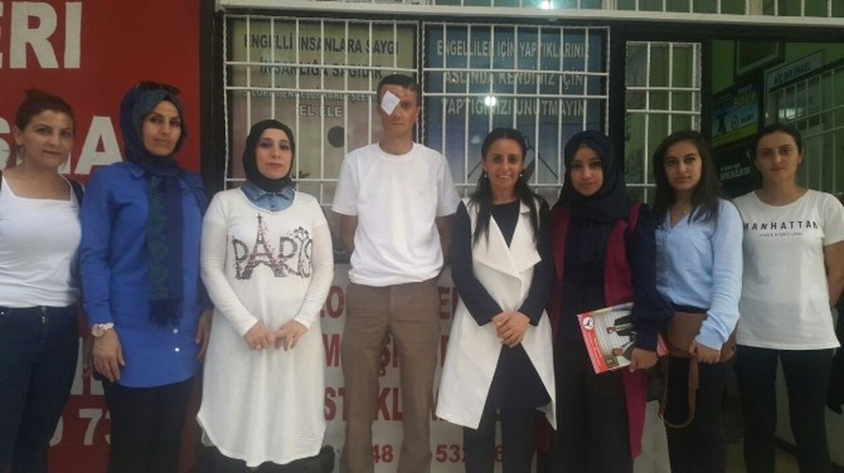 AK Parti Kadın Kollarından Engelli Derneğine Ziyaret