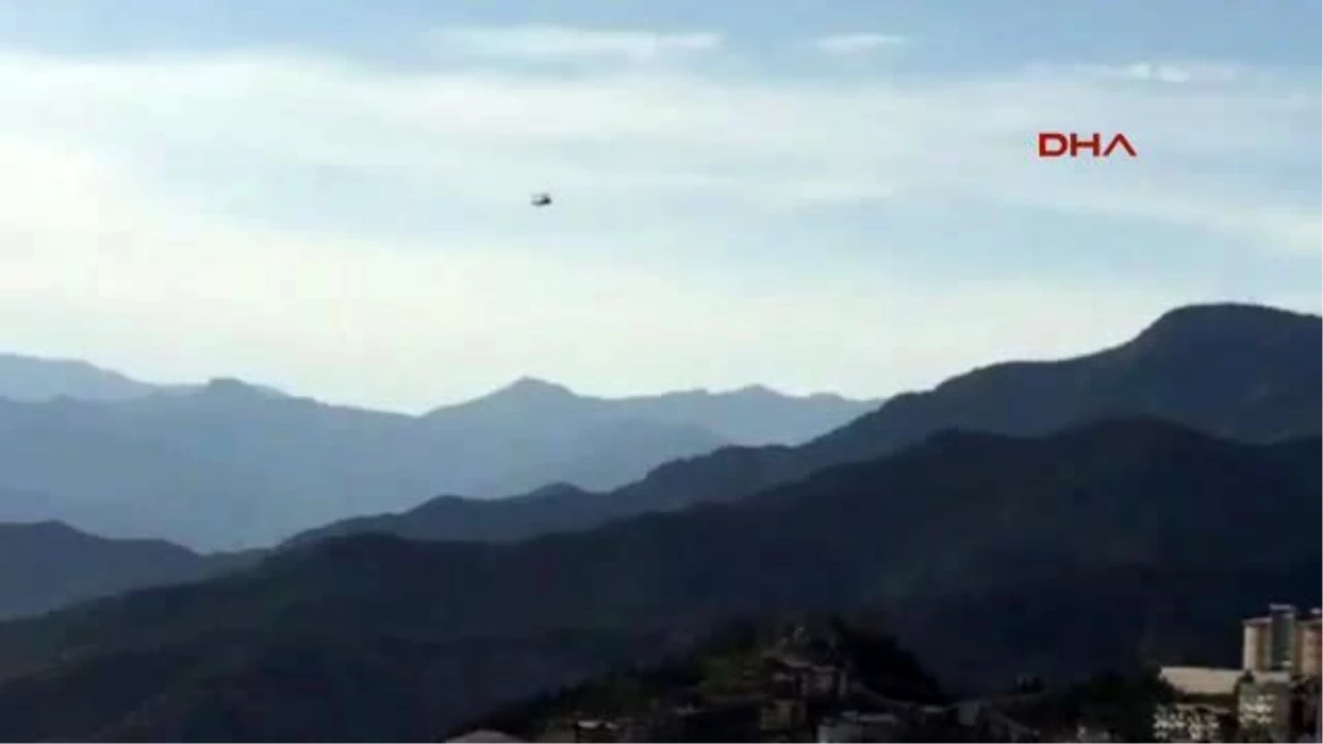 Artvin - Kılıçdaroğlu\'nu Almaya Gelen Helikopter Böyle Görüntülendi