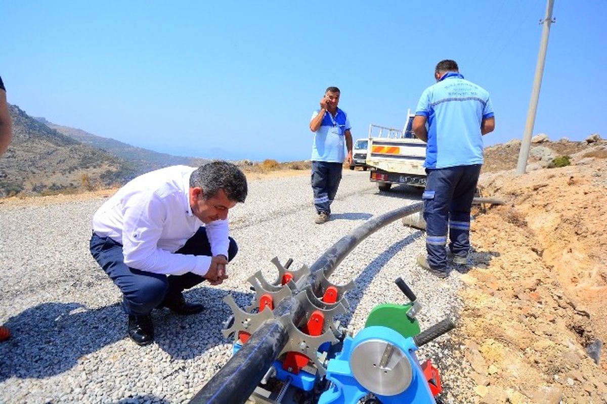 Bodrum İslâmhaneler\'in Su Sıkıntısı Sona Eriyor