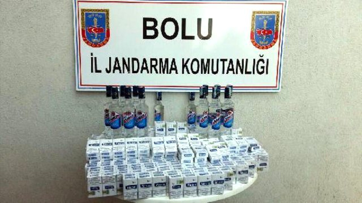 Bolu\'da Jandarmadan Uyuşturucu ve Kaçak Sigara Operasyonu