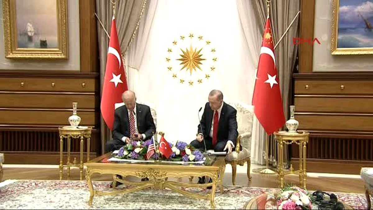 Cumhurbaşkanı Erdoğan, Biden\'ı Kabul Etti