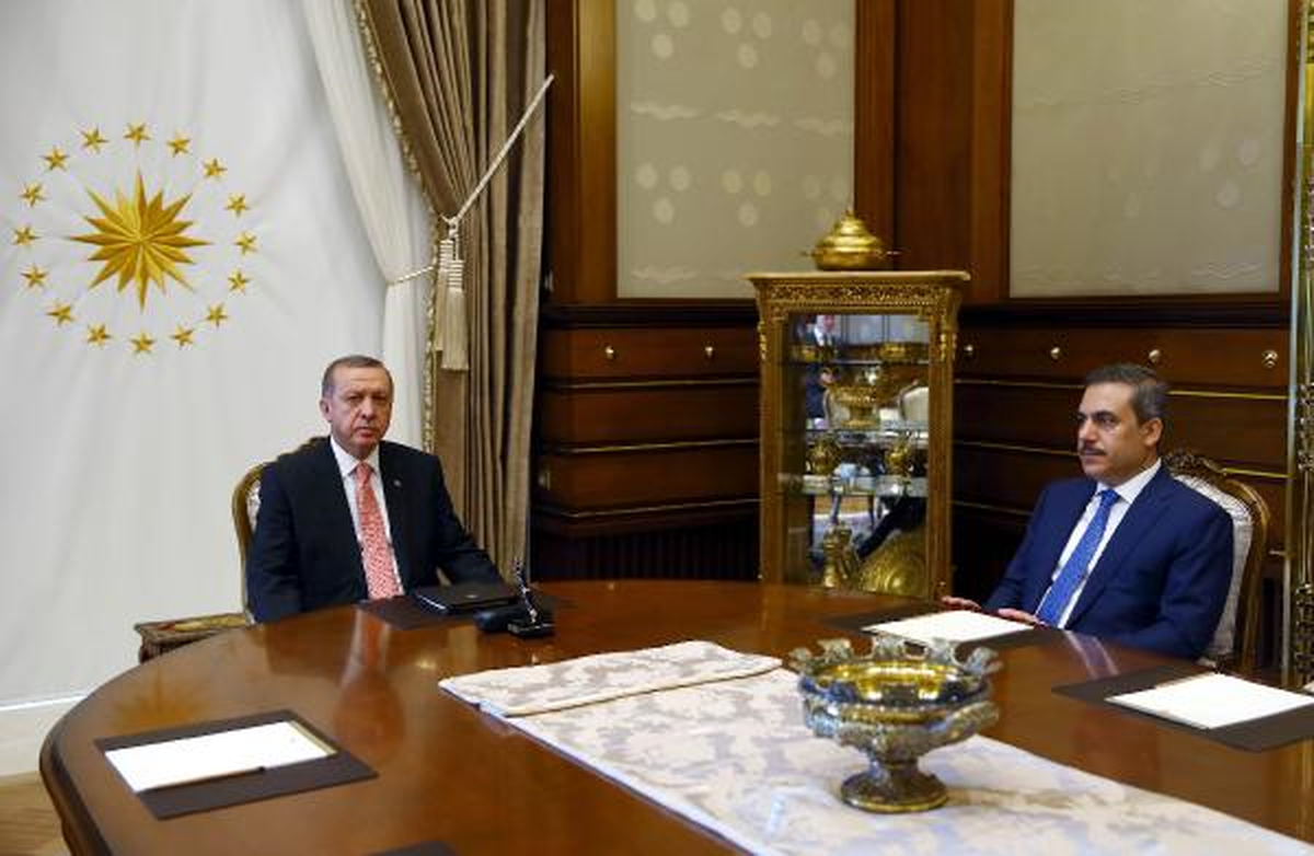 Erdoğan, MİT Müsteşarı Hakan Fidan\'ı Kabul Etti
