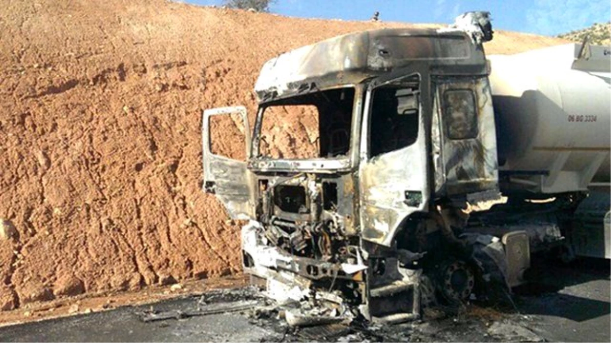 Mardin\'de PKK\'lı Teröristler Beton Mikserine Saldırdı: 1 Yaralı