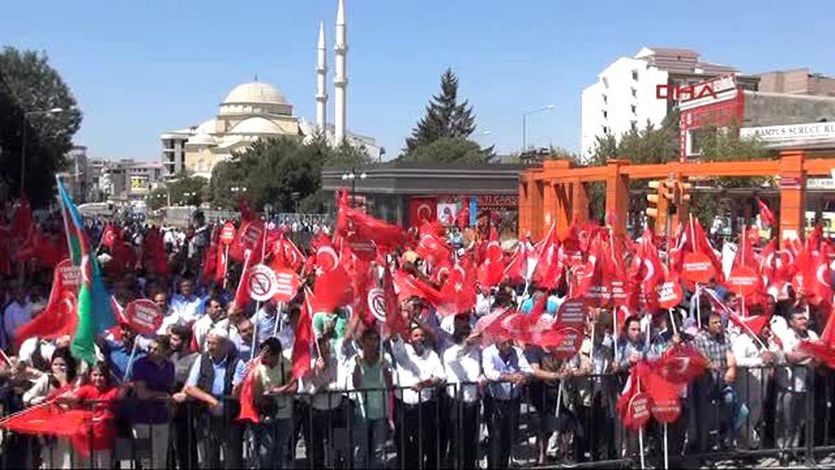 Van\'da Teröre Karşı Bin 113 Stk Ortak Miting Yaptı