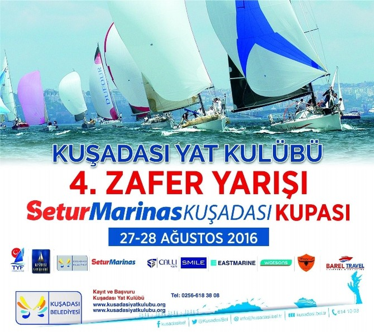 4. Kuşadası Zafer Kupası Yelken Yarışları Başlıyor
