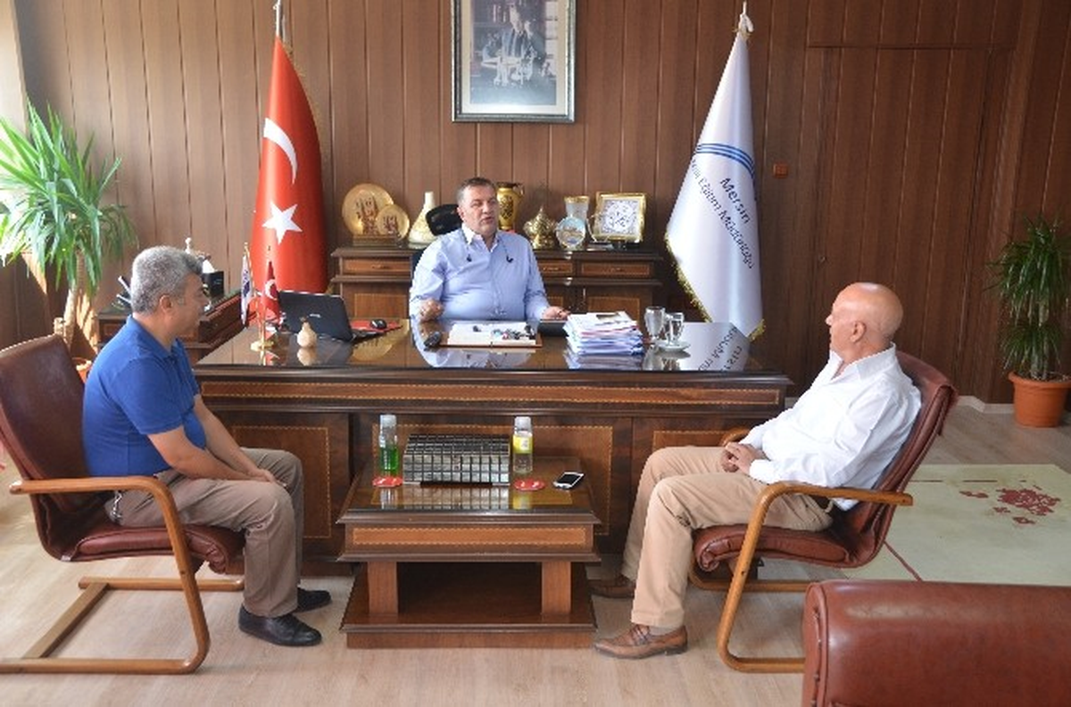 Başkan Aydın\'dan Milli Eğitim Müdürü Koca\'ya Ziyaret