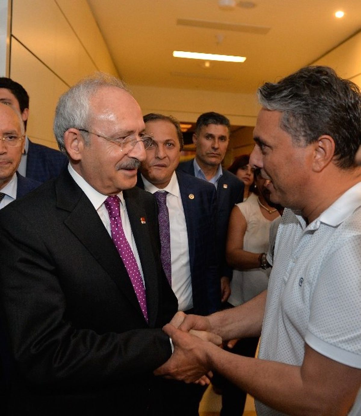 Başkan Uysal, CHP Lideri Kılıçdaroğlu\'nu Karşılama Törenine Katıldı
