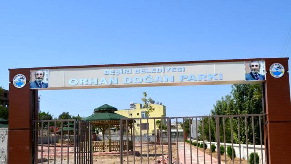 Beşiri\'deki Parka Orhan Doğan\'ın Adı Verildi