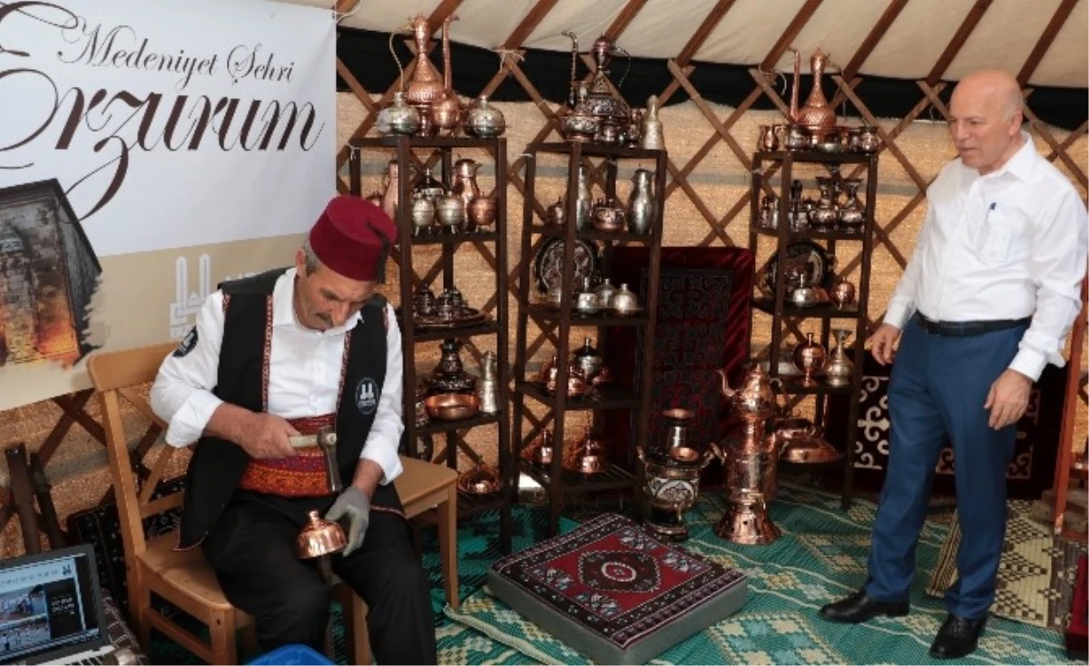 Erzurum Dünya Etnospor Kültür Festivalinde
